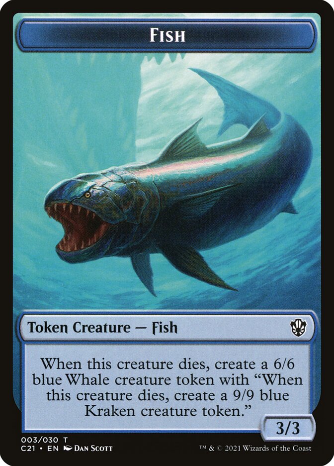 Fish — Commander 2021 Tokens 3/30