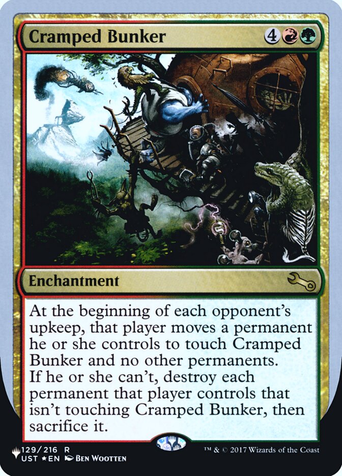 Cramped Bunker — The List (Unfinity Foil Edition) 45/62