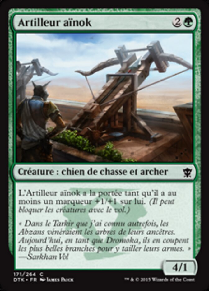 Artilleur aïnok — Dragons of Tarkir 171/264