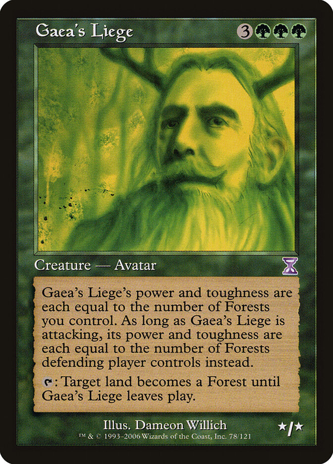 Gaea's Liege — Time Spiral Timeshifted 78/121