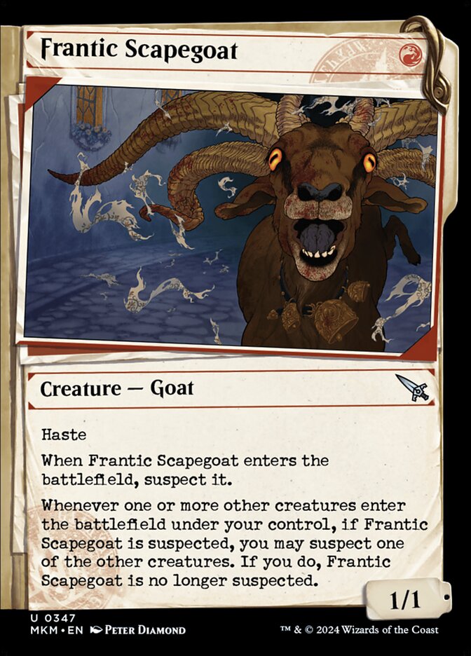 Frantic Scapegoat — Murders at Karlov Manor 347/440