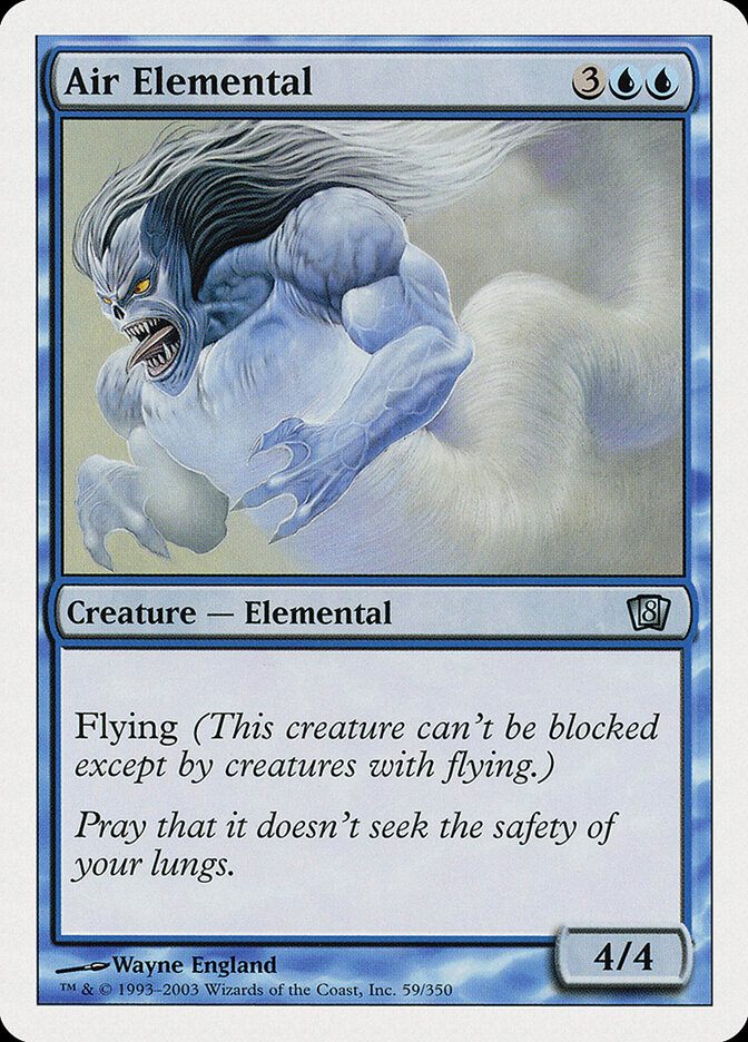 Air Elemental — Eighth Edition 59/710