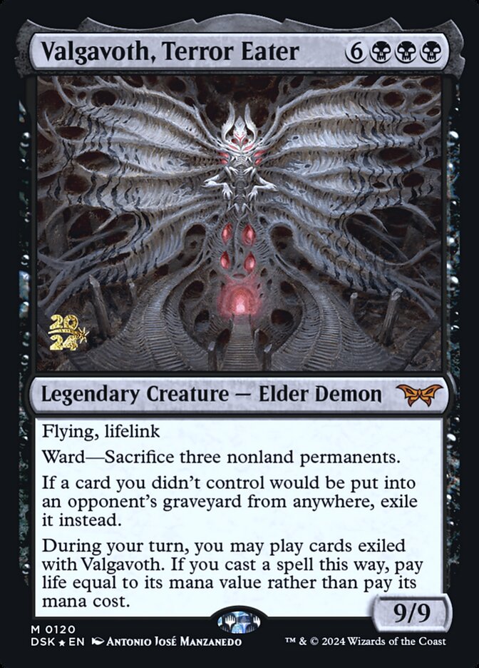 Valgavoth, Terror Eater — Duskmourn: House of Horror Promos 120s/160
