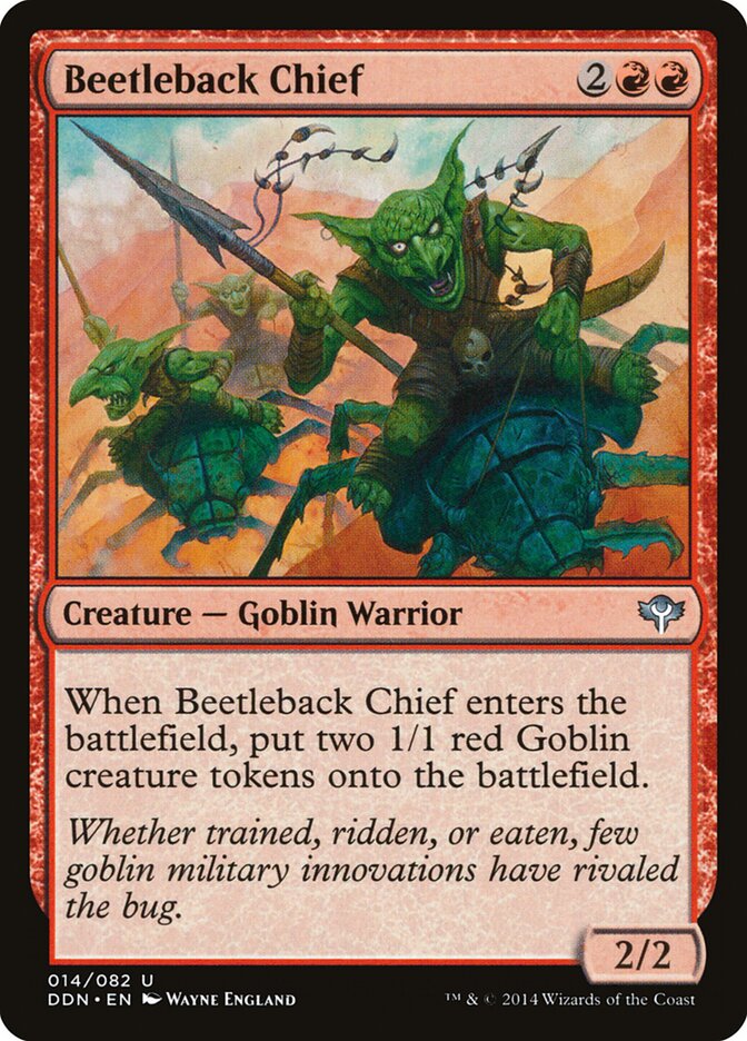 Beetleback Chief — Duel Decks: Speed vs. Cunning 14/82