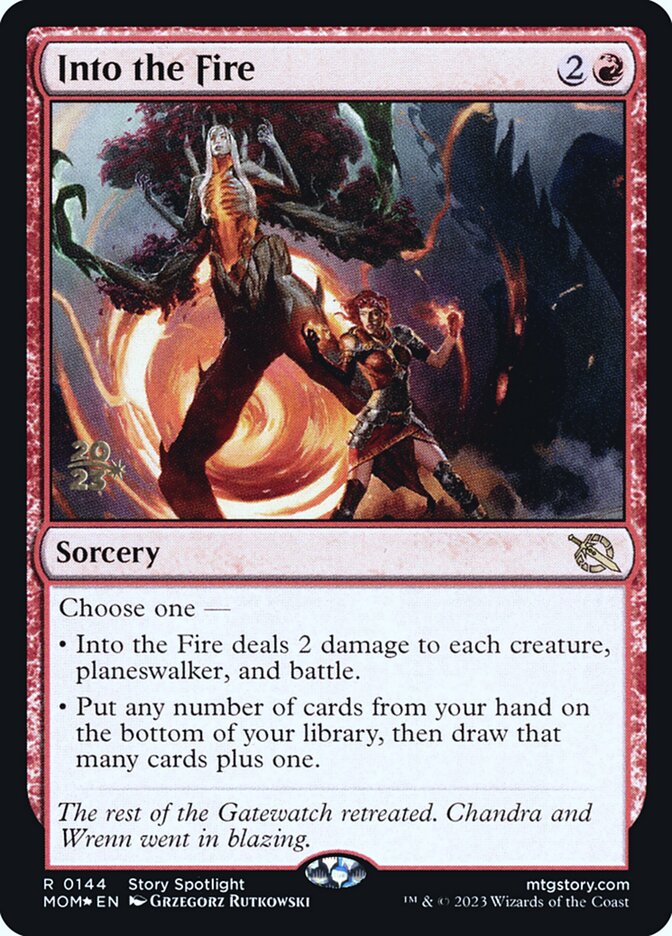 Into the Fire — March of the Machine Promos 144s/134