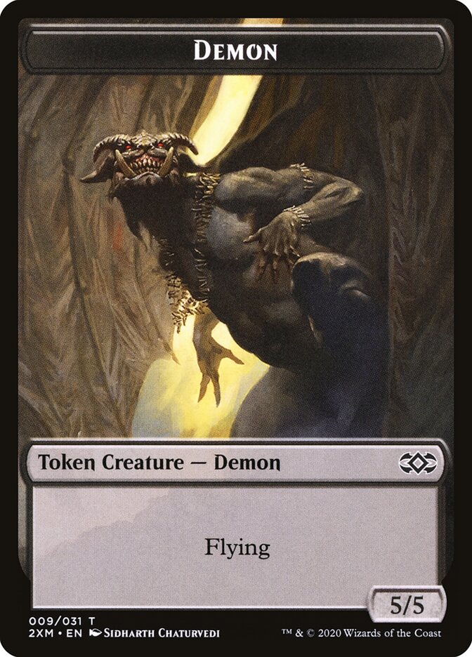 Demon — Double Masters Tokens 9/31