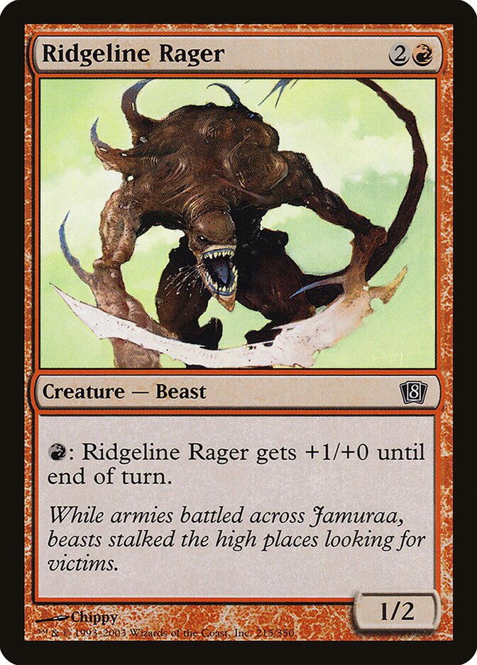 Ridgeline Rager — Eighth Edition 215★/710