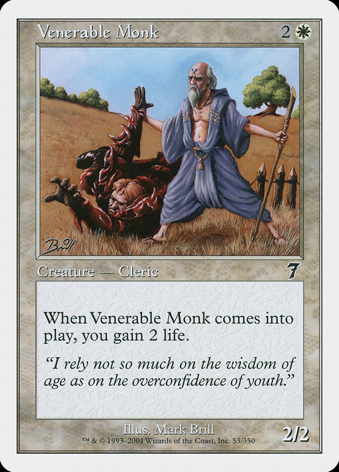 Moine vénérable — Seventh Edition 53/708