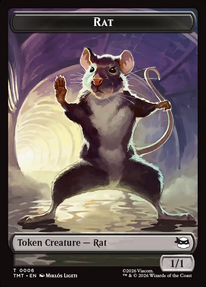 Rat — Teenage Mutant Ninja Turtles Tokens 6/10