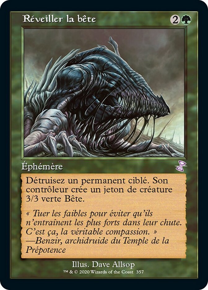 Réveiller la bête — Time Spiral Remastered 357/411