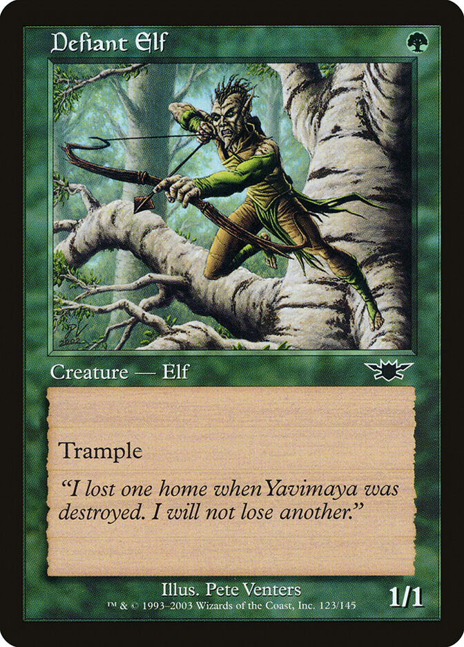 Defiant Elf — Legions 123/145