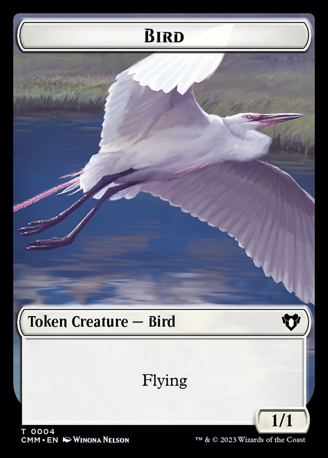 Bird — Commander Masters Tokens 4/81