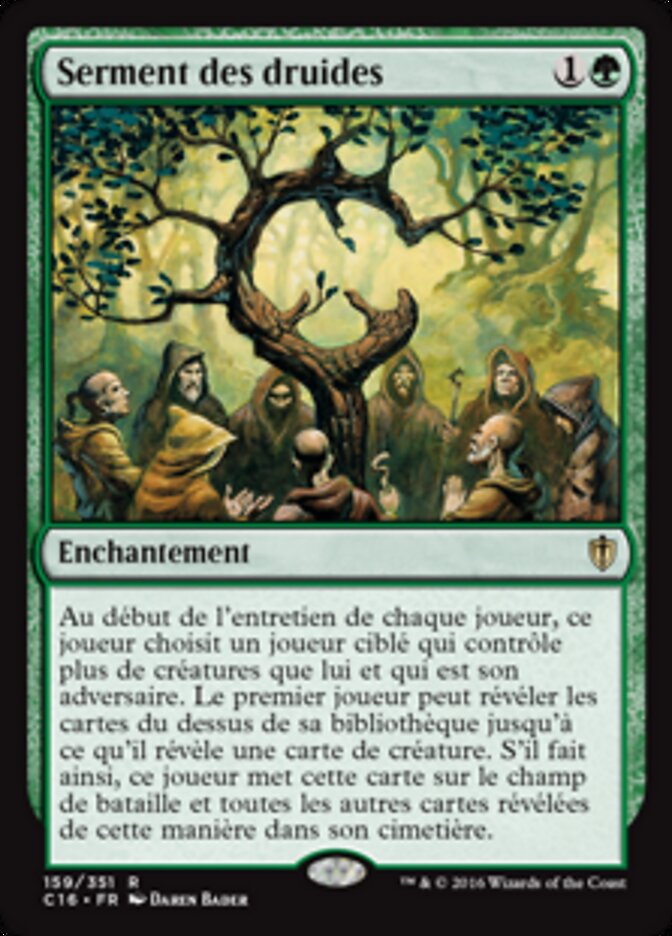 Serment des druides — Commander 2016 159/351