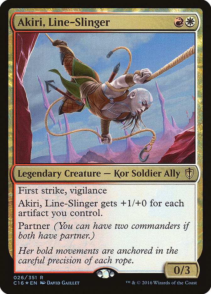 Akiri, Line-Slinger — Commander 2016 26/351