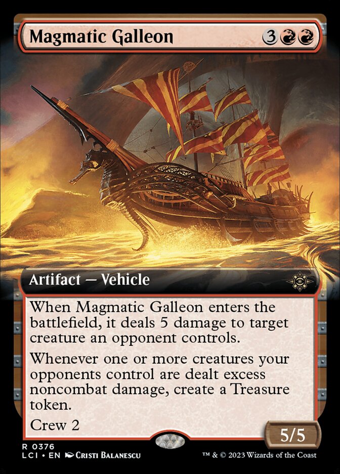 Magmatic Galleon — The Lost Caverns of Ixalan 376/416