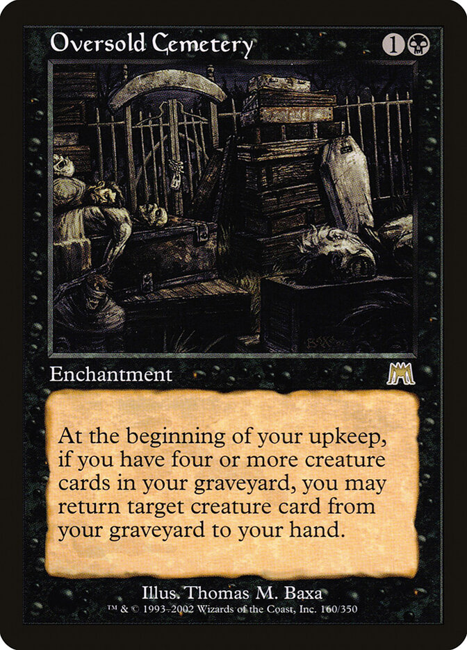 Oversold Cemetery — Onslaught 160/350
