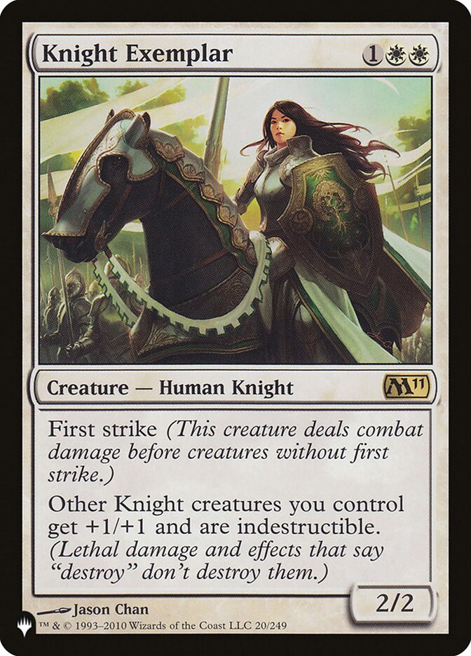 Knight Exemplar — The List M11-20/5581