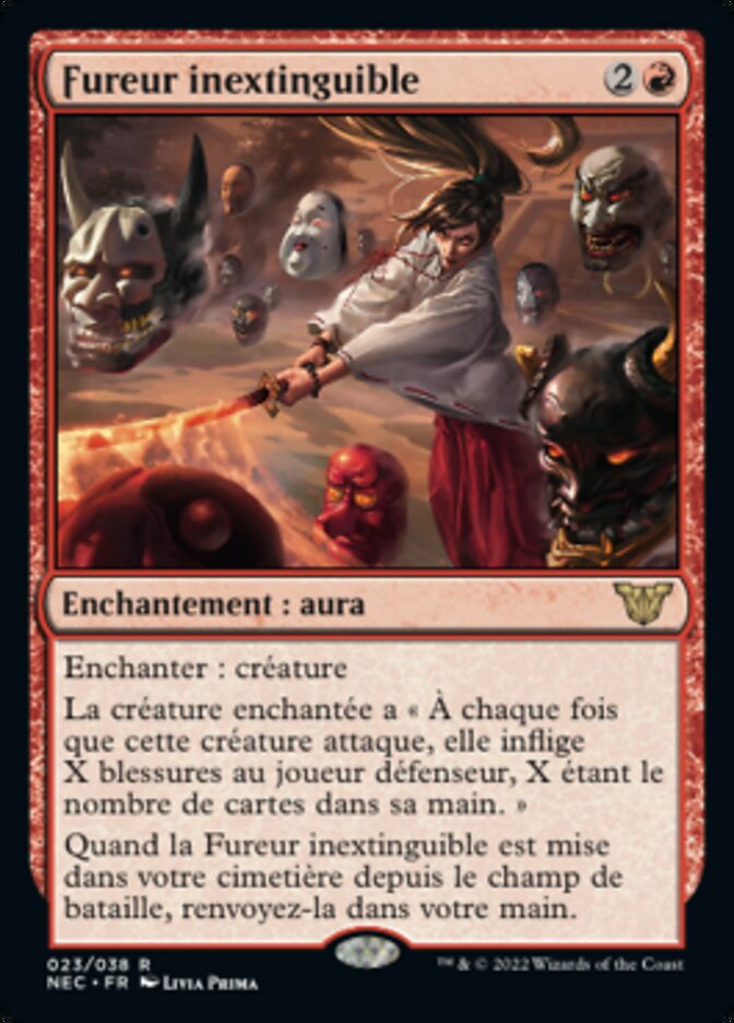 Fureur inextinguible — Neon Dynasty Commander 23/179