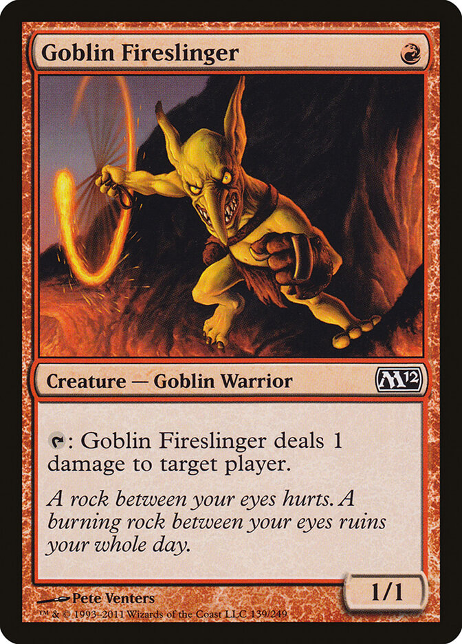 Goblin Fireslinger — Magic 2012 139/249