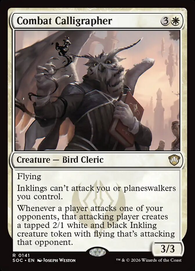 Combat Calligrapher — Secrets of Strixhaven Commander 141/426