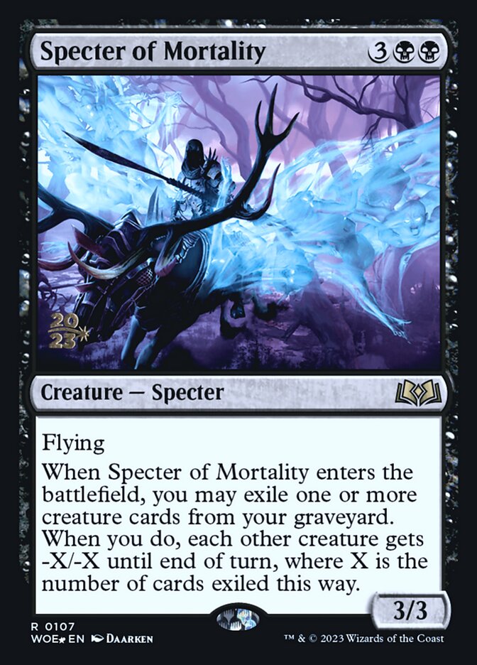 Specter of Mortality — Wilds of Eldraine Promos 107s/160