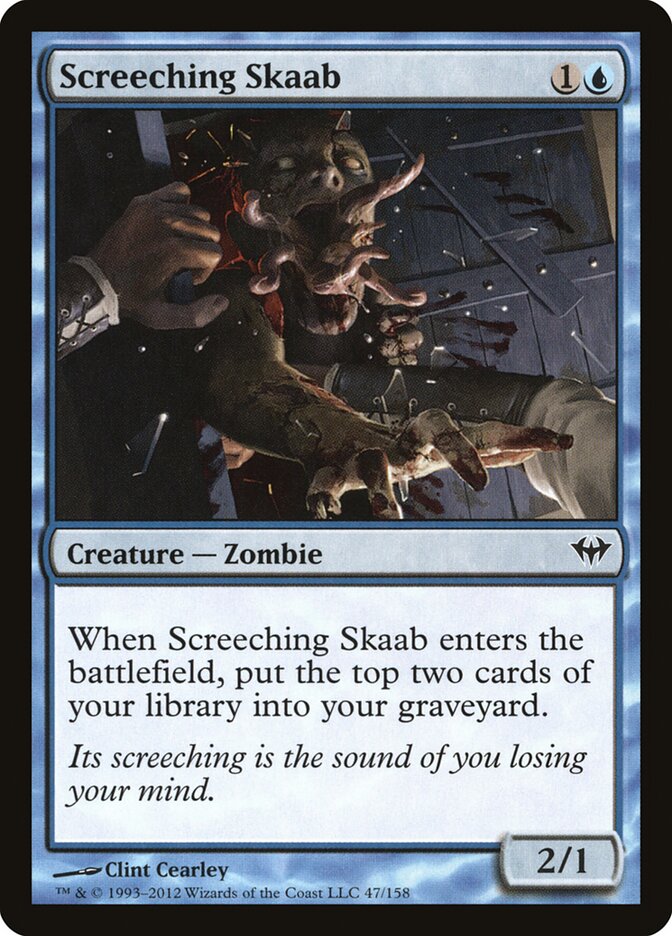 Screeching Skaab — Dark Ascension 47/158