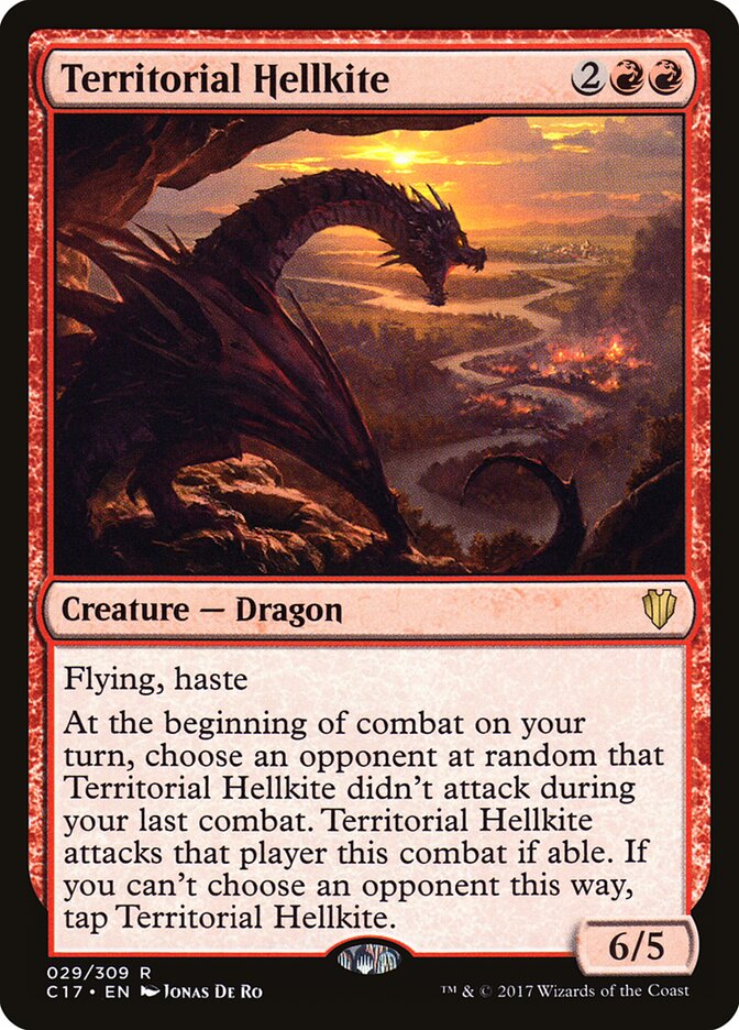 Territorial Hellkite — Commander 2017 29/309