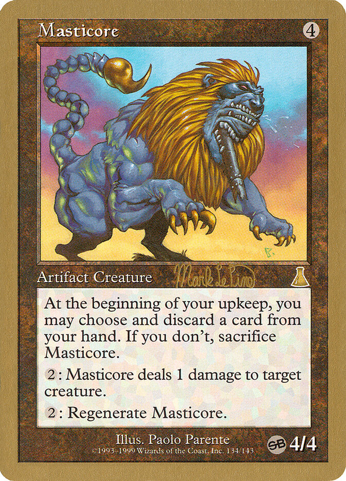 Masticore — World Championship Decks 1999 mlp134sb/111