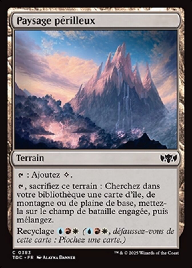 Paysage périlleux — Tarkir: Dragonstorm Commander 383/413