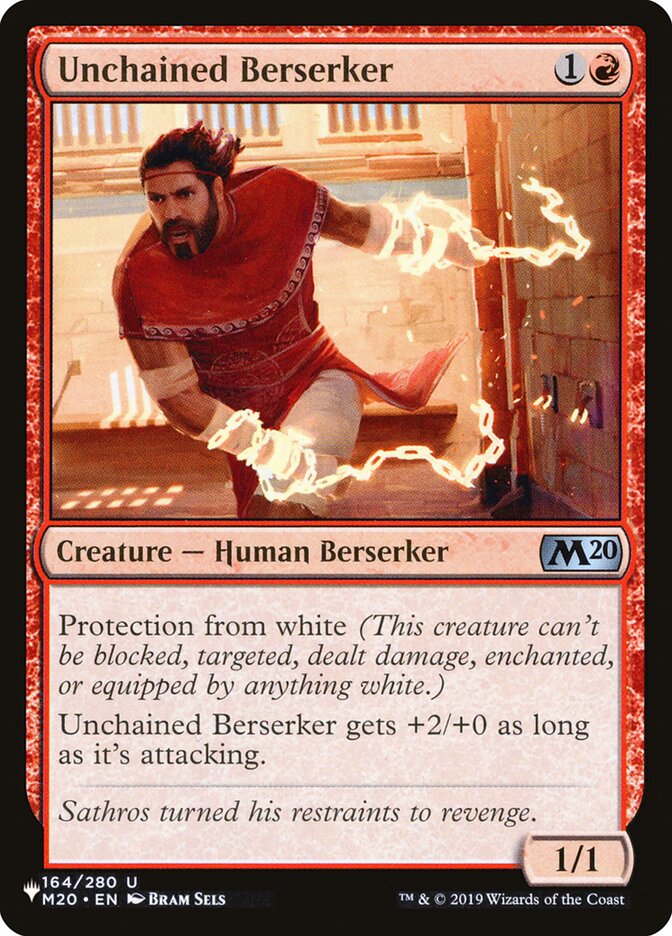 Unchained Berserker — The List M20-164/5581