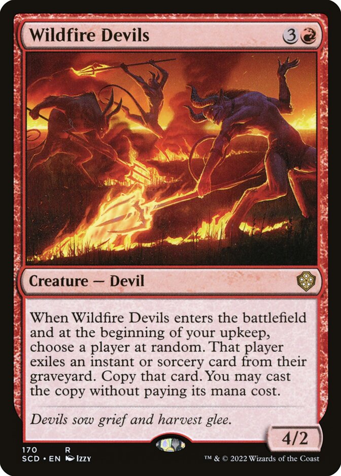 Wildfire Devils — Starter Commander Decks 170/352