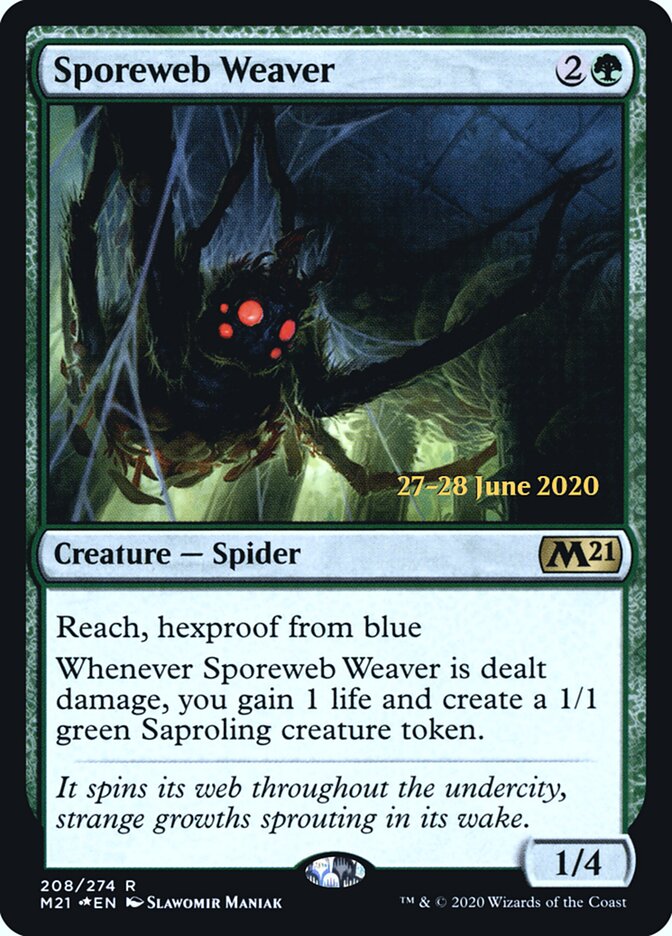 Sporeweb Weaver — Core Set 2021 Promos 208s/137