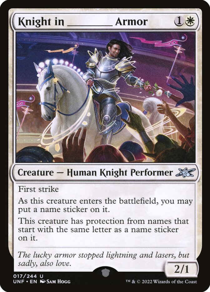 Knight in _____ Armor — Unfinity 17/639