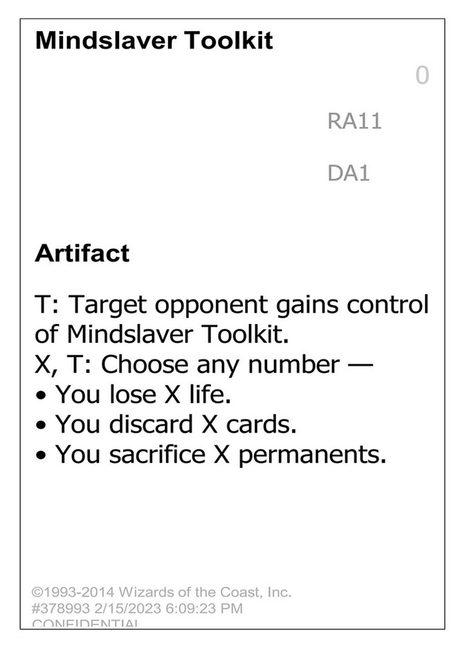 Mindslaver Toolkit — Unknown Event RA11a/512