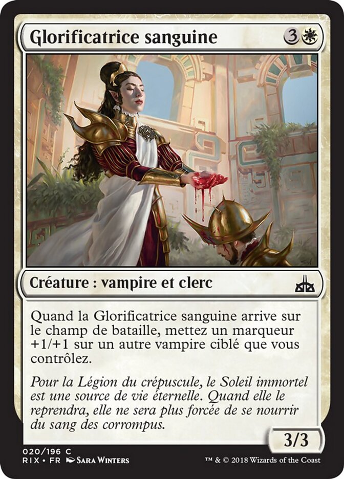 Glorificatrice sanguine — Rivals of Ixalan 20/205