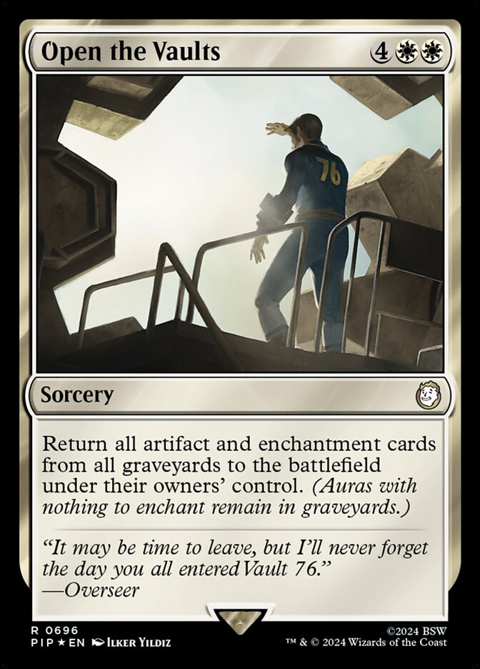 Open the Vaults — Fallout 696/1068