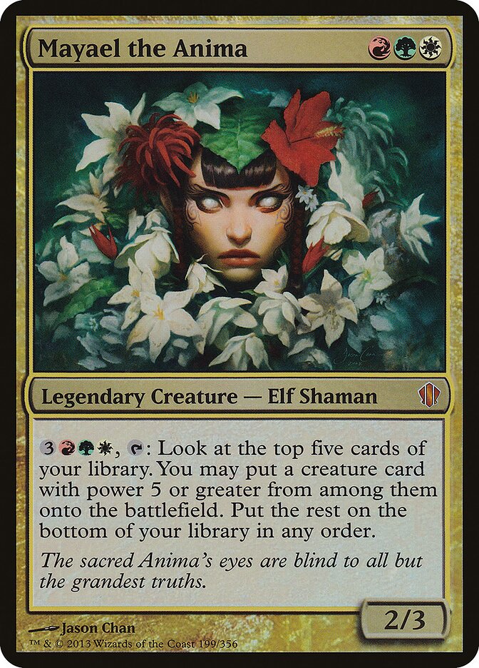 Mayael the Anima — Commander 2013 Oversized 199/15