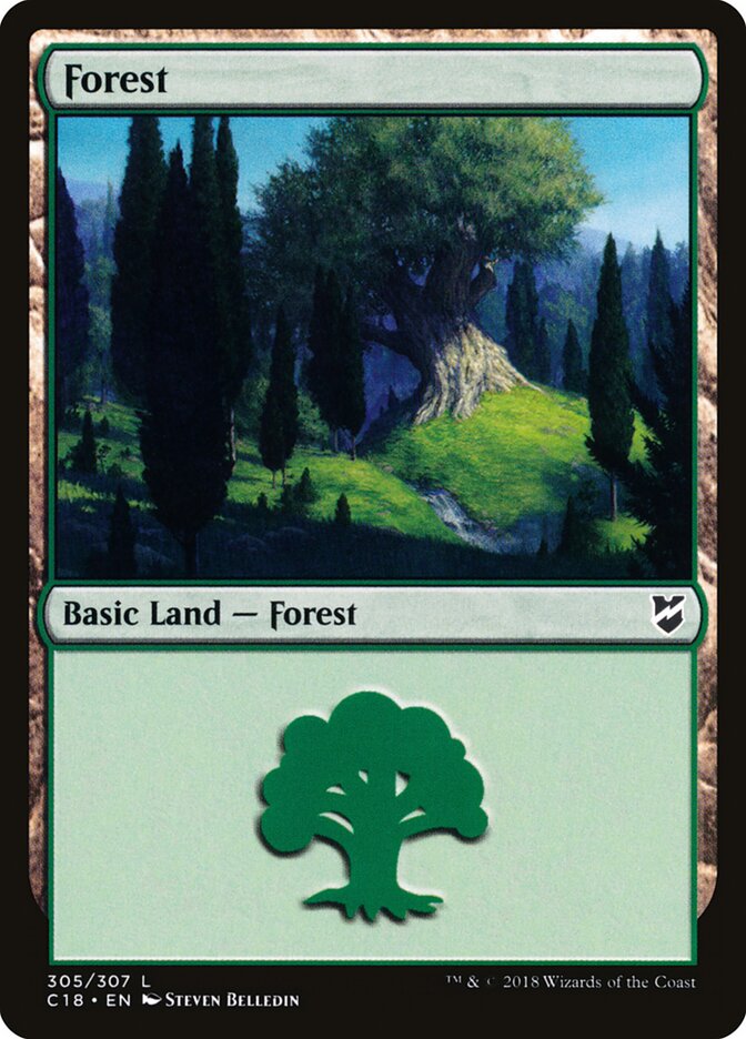 Forest — Commander 2018 305/307