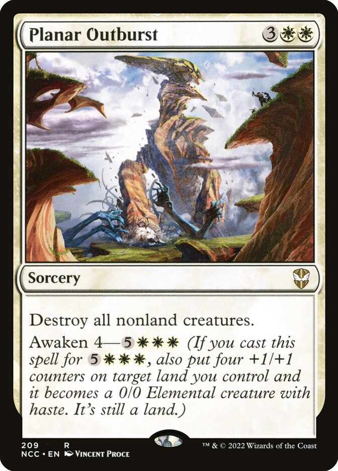 Planar Outburst — New Capenna Commander 209/447