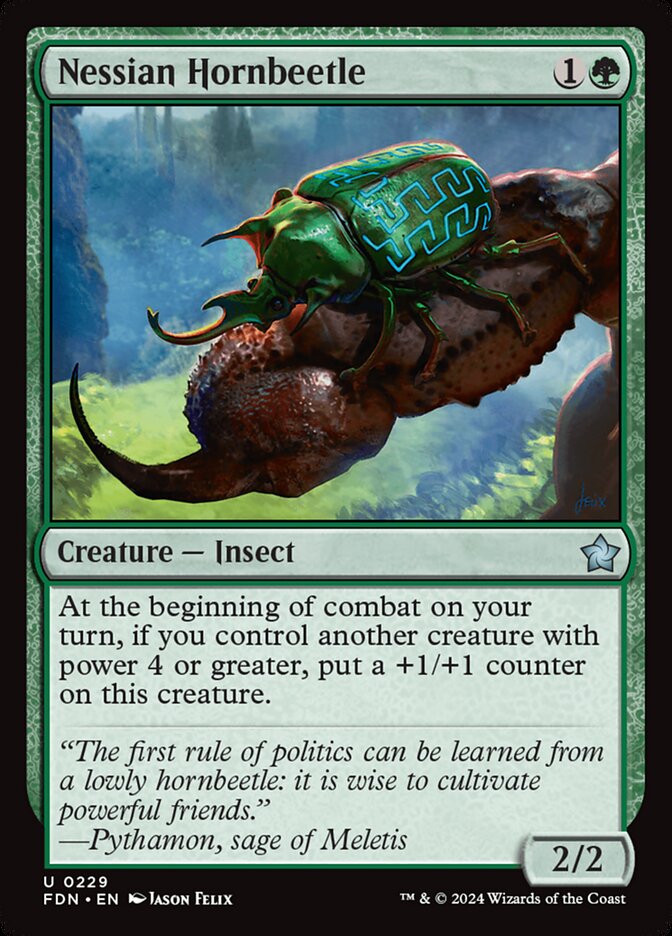 Nessian Hornbeetle — Foundations 229/771
