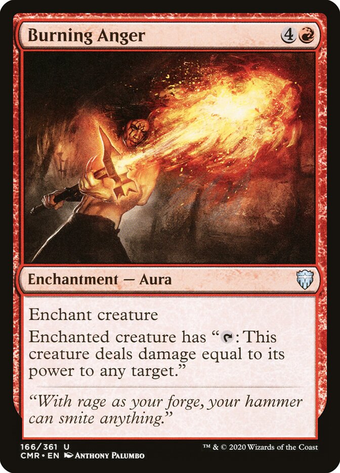 Burning Anger — Commander Legends 166/718