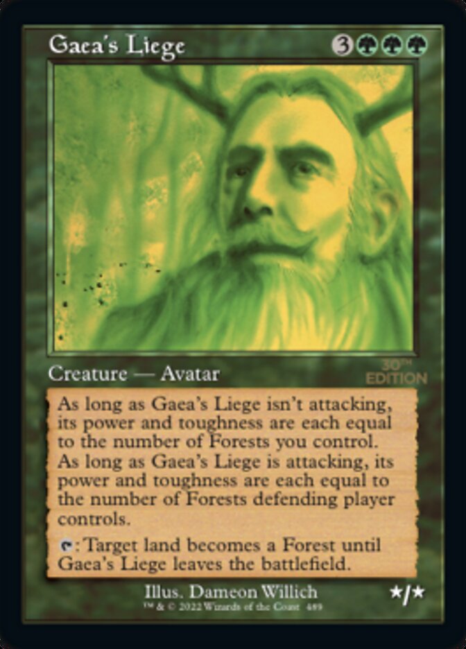 Gaea's Liege — 30th Anniversary Edition 489/594