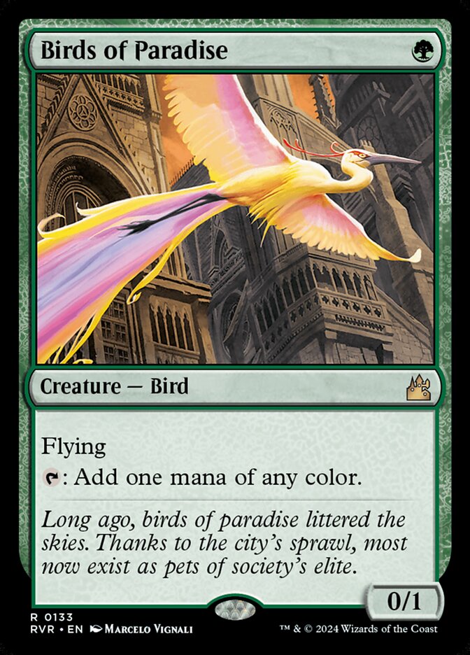 Oiseaux de paradis — Ravnica Remastered 133/531