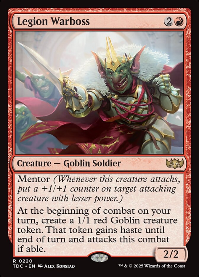 Legion Warboss — Tarkir: Dragonstorm Commander 220/413