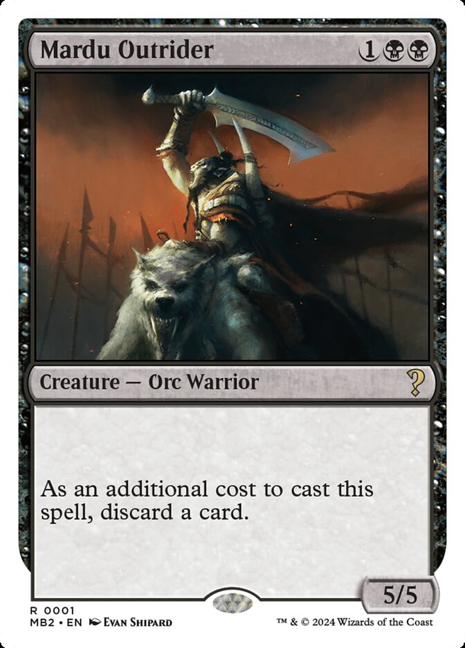 Mardu Outrider — Mystery Booster 2 1/385