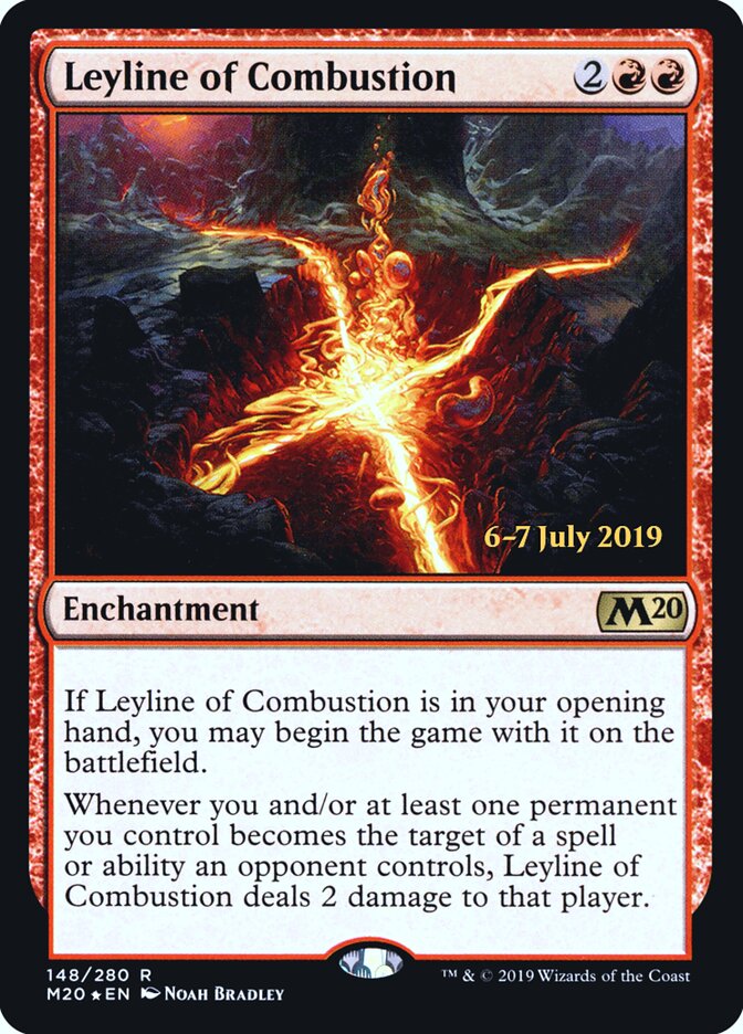 Leyline of Combustion — Core Set 2020 Promos 148s/144