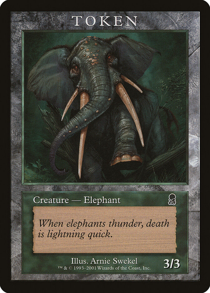 Elephant — Magic Player Rewards 2002 5/6