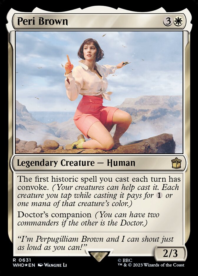 Peri Brown — Doctor Who 631/1178