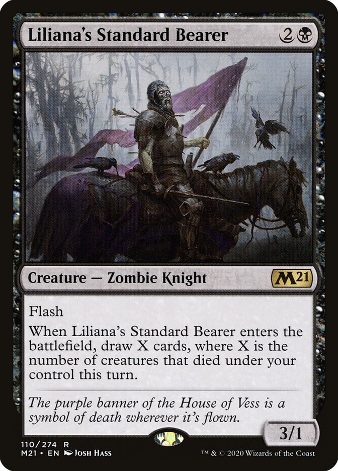 Liliana's Standard Bearer — Core Set 2021 110/397
