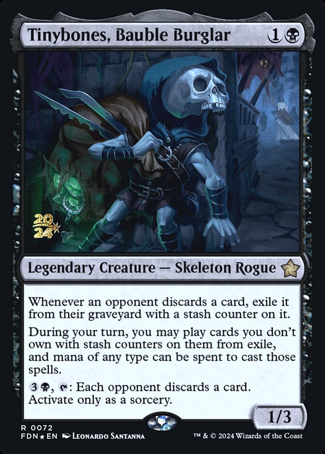 Tinybones, Bauble Burglar — Foundations Promos 72s/106
